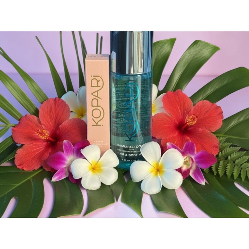 Kopari Kaanapali Coast Hair & Body Mist + Lip Love SPF 30 Balm Set NEW SEALED